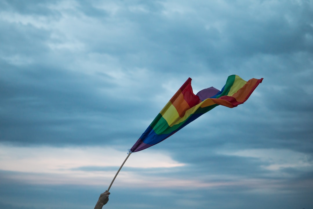 Photo Rainbow flag