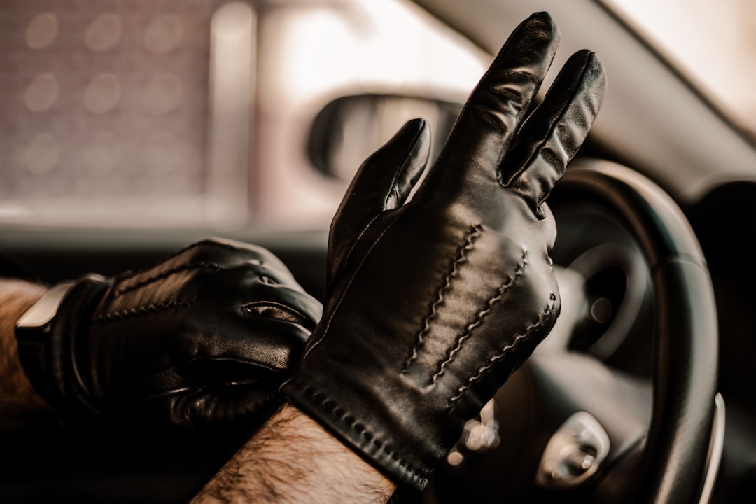 Photo Black leather